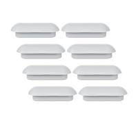 KICHOUSE Butoirs Faciles à Installer Nettoyer pour Siège de Toilette Lot de 8 en LDPE et EVA Accessoires Élégants pour Rehausseur et Coussin de Siège de Toilette