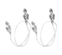 KICHOUSE Câble de Tête et Clips pour Masque d'Escrime 2 Pièces, Accessoires pour Fleuret et Sabre, Équipement d'Escrime pour Compétition et Entraînement