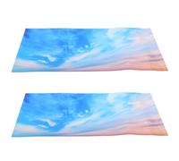 KICHOUSE Cache- Facile à Installer pour Plafonniers de Salle de n Pvc 2pcs Occultant, Décoration Élégante pour Bureau ou Hôpital