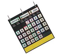 KICHOUSE Calendrier Mural Scolaire Hebdomadaire Éducatif pour Garçon Fille Tableau Suspendu pour Apprentissage Classe Maison