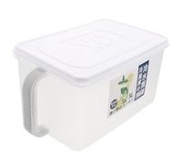 KICHOUSE Carafe à Eau avec Robinet, Bouilloire Résistante Chaleur, Grosse Capacité, Pvc, Blanc, pour Réfrigérateur, Eau, Jus et Thé Glacé