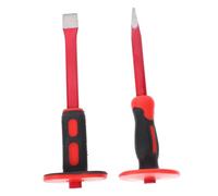 KICHOUSE Ciseaux à Béton 300 MM Burins Plats et Pointus, Poignée Ergonomique Antidérapante, pour Maçonnerie et Travaux Exigeants