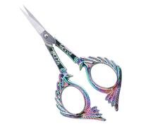 KICHOUSE Ciseaux à Sourcils Professionnels pour Tailler et Dessiner Sourcils Précision Quotidien en Acier Inoxydable, Structure Compacte et Légère