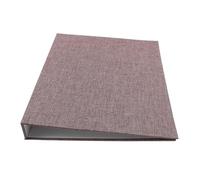 KICHOUSE Classeur à 3 Anneaux A5 Couverture en Tissu et Anneaux Métalliques, Protège-cahiers Solide et Rechargeable pour Journal de Voyage ou Carnet