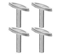 KICHOUSE Clés de Remontoir en Fer Argenté 4pcs pour Boîte à Musique DIY, Mécanisme Stable, pour Créer Votre Propre Boîte Musicale