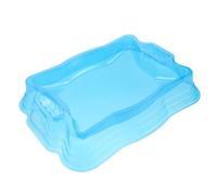 KICHOUSE Coffret de Combat Toupies Plateau de Bataille Bleu, Bac Sensoriel Inclus, de Stade de Combat pour Garçon et Filles Dès 8 Ans, Ensemble Interactif pour Jeu en Groupe