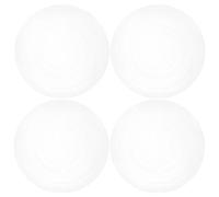 KICHOUSE Collecte d'eau Lot de 4 pour Pots de Fleurs Soucoupes Rondes en Plastique Transparentes Adaptées aux Plantes D'intérieur et D'extérieur