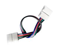 KICHOUSE Connecteur Led Rgb Soudure Gratuite Pour Bande Lumineuse Câble Double Tête Installation Facile Pour Décoration Et Éclairage