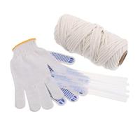 KICHOUSE Corde Sisal Naturel pour Arbre à Chat, Corde de Remplacement 1 Set, Cordelette Résistante en Chanvre Beige pour Réparation et Entretien Facile à Domicile