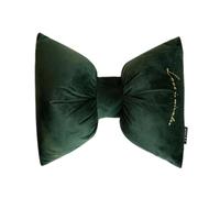 KICHOUSE Coussin de Dossier de Voiture en Velours Vert 1pc de Nœud Support de Cou Confortable pour Conduite Toute Saison