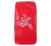 KICHOUSE Coussin de Frappe Épais Rouge en PU et EVA - Cible de Frappe pour Taekwondo Boxe et Kickboxing - Protection pour Pieds et Mains - Équipement D’Entraînement Arts Martiaux Adultes