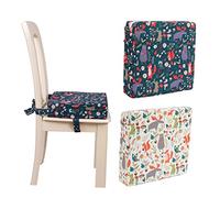 KICHOUSE Coussin De Salle à Manger Coussin De Rehaussement De Chaise Enfant En Âge Bébés Rehausseur Chaise Enfant Augmentant La De Bébé Blanche