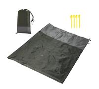 KICHOUSE Couverture de Pique-Pliable Imperméable en Tissu Polyester Légère Sangle de Transport, Tapis de Plage Multifonction pour Camping et Randonnée, 1 Set Pratique