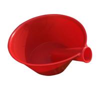KICHOUSE Cuillère à Arroser en Plastique Rouge Manche Long, Louche à Eau Confortable et Fiable pour Arrosage Potager Résidentiel et Commercial