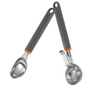 KICHOUSE Cuillère à Dessert de Boule en Acier Inoxydable 2pcs, Fabricant de Boules de Melon Facile à Nettoyer, Outil Professionnel Cuisine et Sandales Femme
