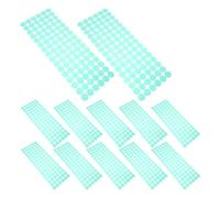 KICHOUSE Disques Adhésifs Ronds Verts 20 MM Ø 1000 Pièces Ruban de Masquage PET Résistant à Haute Température Autocollants Thermorésistants pour Peinture et Protection Industrielle