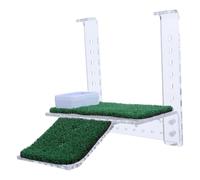 KICHOUSE Échelle D'évasion pour Tortues et Lézards en Plastique Vert avec Rampe Inclinée et Ventouses Solides pour Piscine et Bassin Paysager Facile à Grimper