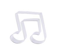 KICHOUSE Emporte-pièces Facile à Démouler et Nettoyer en Acier Inoxydable Forme Note de Musique pour Biscuits et Gâteaux pour Pâtisserie Maison Créative