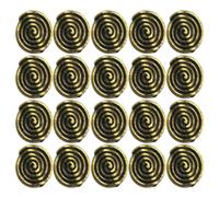 KICHOUSE Ensemble de 50 Breloques Pendentifs en Alliage Forme Labyrinthe pour Fabrication de Bijoux, Perles Fines et Stylées, pour Bracelets et Boucles D'oreilles
