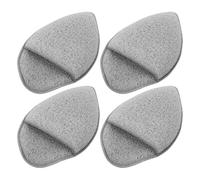 KICHOUSE Éponge Nettoyante Visage Douce et Respectueuse Peau en Pu et 4pcs Forme Goutte D'eau et Triangle Nettoyage Précis pour Peau Sensible