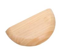 KICHOUSE Étagère Murale Flottante Demi-Cercle en Bois - 22 x 11 x 3 cm - Style champêtre - Idéale pour Chambre/entrée - Porte-clés/Pot de Fleurs/Parfum - Marron