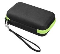 KICHOUSE Étui de Protection Antichoc en Eva Portable pour Thermomètre Frontal Noir avec Fermeture Éclair Classique et Cordon de Maintien Pratique