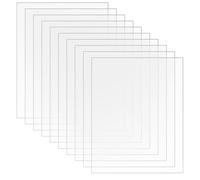 KICHOUSE Feuilles Plastiques Transparentes A4 10 Pièces 1 MM pour Peinture et Encadrement Panneaux de Peinture Transparents pour Signalétique et Présentoirs Usage Polyvalent pour Atelier