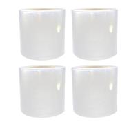 KICHOUSE Film Étirable Pe 4pcs pour Emballage, Haute Performance, Facile à Dérouler, pour Déménagement et Stockage, Film Transparent Résistant