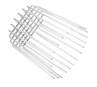 KICHOUSE Filtre de Drainage en Acier Inoxydable Argenté pour Gouttières et Conduits D'évacuation D'eau, Installation Facile, Protection Polyvalente pour Toits et Systèmes D'évacuation