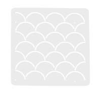 KICHOUSE Gabarit de Quilting en Pp Sûr et Pratique pour Projets D'artisanat, Outil de Patchwork Modèle de Lignes de Pression pour Peinture et Couture