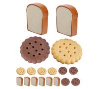KICHOUSE Gommes Fantaisies Forme Biscuits et Toasts de Gommes pour Récompenses Scolaires et Accessoires Décoratifs pour Fêtes