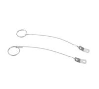 KICHOUSE Goupilles de Langue en Acier Inoxydable pour Bateau, Lot de 2 avec Mécanisme de Libération Rapide, Installation Facile, Accessoires Nautiques pour Bâti de Bimini