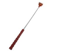 KICHOUSE Gratte-dos Télescopique Portable Rouge Massager Dos Pratique et Extensible pour Soulager Démangeaisons et Léger pour Usage Domestique