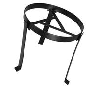 KICHOUSE Grille de Barbecue de Camping Pliable en Métal Galvanisé Noir, Résistance Élevée la Température et Capacité de Charge Lourde pour Randonnée et Camping en Plein Air