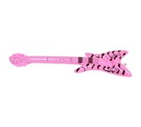KICHOUSE Guitare Gonflable Basse Rock 60 CM Rose PVC Décoration Gonflable pour Fête Rock and Roll Présents de Fête de Guitare Intérieur et Extérieur