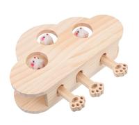 KICHOUSE Interactif en Bois pour Chats, Boîte Amusante pour Développer Instincts Naturels et Renforcer Lien Votre Animal D'intérieur