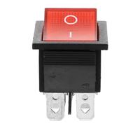 KICHOUSE Interrupteur à Bascule de Bateau LED 6 Broches 3 Positions, Interrupteur Électrique Haute Puissance pour Bateau, Camping-car et Vtt, Accessoire Marin Polyvalent et Fiable