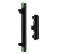 KICHOUSE Jeu de 2 Boutons Latéraux Noirs, Commutateurs de Volume et Bouton D’Alimentation, Accessoires Compatibles pour Réparation Téléphone Portable 7
