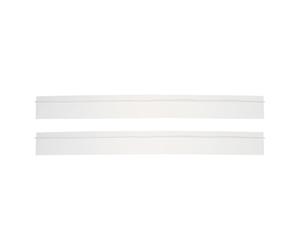 KICHOUSE Joint de Plaque de Cuisson en Silicone Flexible et Anti-taches, 2 Pièces, Combleur D'espaces Entre Cuisinière à Gaz et Plan de Travail, Design Élégant Cuisine Moderne
