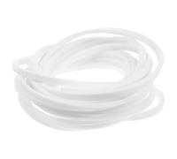 KICHOUSE Joint de Rechange en Silicone Alimentaire 5 M pour Couvercle de Boîte à Lunch Bento, Bande D’étanchéité Flexible Blanche 4x6 Mm, Compatible Micro-ondes et Réfrigérateur,