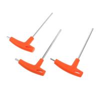 KICHOUSE Kit 3 Clés Hexagonales Intérieures en T 4/5/6Mm Poignée Ergonomique pour Réparation Vélo Vtt Outil Multifonction Léger et Portable pour Visserie de Mécanicien