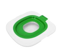KICHOUSE Kit D’Apprentissage la Propreté pour Chat, Plateau Vert ABS | Système Modulaire à Couches, Base Antidérapante, Bord Surélevé, pour Chatons et Petits Espaces