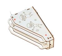 KICHOUSE Kit Escalator Électrique Bois DIY Jeu Éducatif STEM pour Garçon Fille Expérience de Science et Projet Mécanique Électronique de Technologie Expérimentale Collaboratif