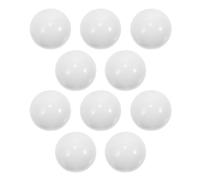 KICHOUSE Lot de 10 Boules de Rechange pour Roulette : Fournitures pour équipement de Roulette - Mini Billes acryliques de 14 mm pour Roues de Jeu de Table, roulement Fluide et Finition Blanche