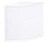 KICHOUSE Lot de 10 Pochettes Adhésives pour Documents Logistiques en PVC Transparent 10 X 6 Cm, Porte-Cartes pour Tickets de Stationnement, Étiquettes D’expédition et Entreposage