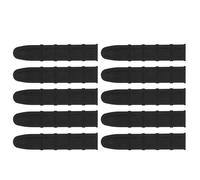 KICHOUSE Lot de 10 protège-Guides de chaîne pour tronçonneuse - Protection de chaîne en Plastique - Fourreau de Protection Facile à Fixer pour l'exploitation forestière et l'entretien des