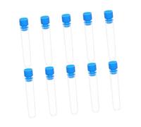 KICHOUSE Lot de 10 Tubes à Essai en Plastique de 30 Ml pour Garçons Et Filles pour Projets Scientifiques Jouets Éducatifs Amusants pour Anniversaire