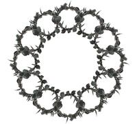 KICHOUSE Lot de 12 Set de Ronds de Serviette Verts en Feuilles Artificielles Style Rustique Champêtre Porte-Serviettes Décoratifs pour Mariage et Banquet Accessoire de Table Élégant et