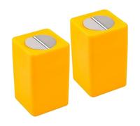 KICHOUSE Lot de 2 Boîtes à Lames de Déchets Compactes et Solide, Boîte de Rangement Sécurisée pour Lames Cassées, Étui Portable pour Maison et Bureau, Conteneur de Recyclage Pratique