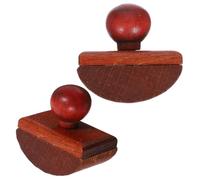 KICHOUSE Lot de 2 Buvards en Bois à Bascule pour Bureau, Absorption Rapide D'encre, Séchage Rapide, Accessoires pour Calligraphie et Tampons, Outil Pratique pour Écriture sans Bavure,